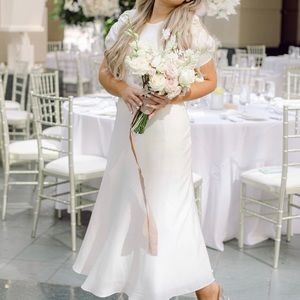 BHLDN white bridesmaid dress